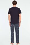 Mod Collection Erkek 3 Lü Pijama Takımı Lacivert