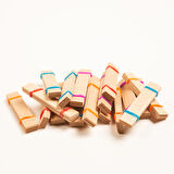 Ahşap Mum Fitili 50 Adet ( 15mm x 75mm x 0,5mm )