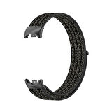 Gpack Xiaomi Mi Band 8 Kordon Cırtcırt Kumaş Kordon Velcro