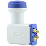 DÖRTLÜ SANTRAL LNB ALTIN UÇLU MAG SHARP CHİP 0.1DB