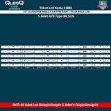 TAKIM LED-81 (5XPCB) 42 LG INNOTEK POLA2.0 A B TYPE REV0.1 TIS 4A 94V-0 1331