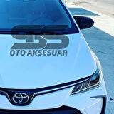 Toyota Corolla 2018 model Sonrası E210 Yarasa Ayna Kapağı Piano Black Abs Plastik Batman