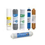 Sulook Su Arıtma Cihazı Açık Kasa Çift Karbonlu 6'lı Filtre Seti Vontron Membranlı