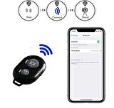 Bluetooth Uzaktan Kumanda Pilli Tüm Telefonlara Uyumlu Video Selfie Ve Fotoğraf Çekme kumandası