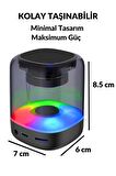 Mini Ses Bombası Işıklı Bluetooth Hoparlör