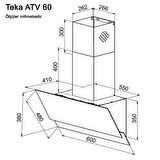 Teka Siyah Ankastre Set (ATV 60 Davlumbaz-TT 6315 Ocak-HAK 625 BK Fırın)