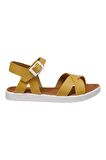 Hardal Sarı Unisex Çocuk Sandalet