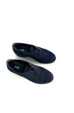 HAKİKİ DERİ KADIN LOAFER LACİVERT SÜET