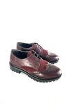 HAKİKİ DERİ KADIN LOAFER BORDO SÜET-BORDO DERİ