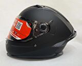 Mt Braker Sv A1 Mat Siyah - Şefaf Vizörlü- İç Güneş VizörlüL