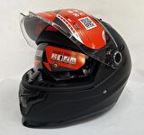 Mt Braker Sv A1 Mat Siyah - Şefaf Vizörlü- İç Güneş VizörlüL