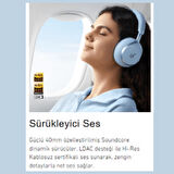 Anker SoundCore Space One ANC Mavi Kulak Üstü Bluetooth Kulaklık