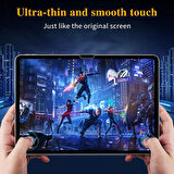 Apple iPad Air 6.Nesil M2 Uyumlu Ön Koruma Cam Ekran Koruyucu 9H Temperli Cam Film, HD Şeffaf