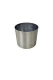 Galvaniz Saksı 15x15 Paslanmaz Metalik Çelik