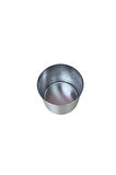 Galvaniz Saksı 15x15 Paslanmaz Metalik Çelik