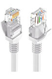 15 Metrelik Cat6 Lan Fabrikasyon Internet Data Kablosu(Ethernet Modem RJ45 Uçlu Jacklı Network Adsl)