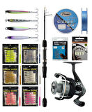 YekOutdoor Arrow Worm LRF Seti Okuma Lrf-Tele-706UL 212cm 1-8 gr Lrf Kamışı&Okuma Revenger RV-25 FD Olta Makinesi