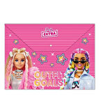 Dolphin Çıtçıtlı Dosya Barbie B-961