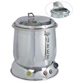 Üret Çelik 10 Litre Parlak Çorba Isıtıcısı CRB 3