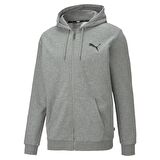 Puma Essentials Small Logo Full-zip Hoodie Erkek Sweatshirt