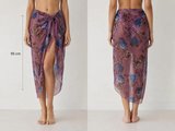 ŞİFON ÇİÇEK DESENLİ 150CM EN *95CM BOY PAREO