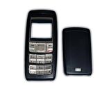 Nokia 1600 Kapak Nokia 1600 uyumlu Siyah ön Kapak Arka Kapak Tuş Takımı
