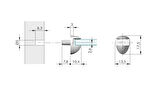 ALMITAL 4 ADET - ITALIANA FERRAMENTA GEKO CAM RAF TUTUCU - 6 mm CAP 5 PİMLİ -