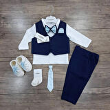 Erkek Bebek Kravat-papyonlu Mevlüt Takımı / Mevlütlük Takım