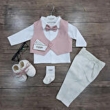 U Yaka Papyonlu Erkek Bebek Mevlüt Takımı / Mevlütlük Takım