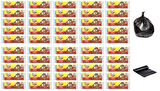 Ögem Büyük Boy Çöp Poşeti 65x80 Cm 50 Lt 10'lu Rulo 50 Paket Siyah