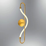 Gold Renkli Yumuşak Boru Ledli Aplik ve İç Mekan Aplik