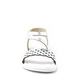 Artico Etoile Hakiki Deri Vaketa Gümüş Gri Kız Çocuk Sandalet