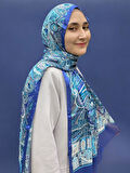 ARMANDA ETHNIC VUAL ŞAL - MAVİ - 4456-10