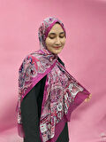 ARMANDA ETHNIC VUAL ŞAL - PEMBE - 4456-13