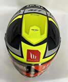 MT Kask Mt Revenge 2 S Hatax C3 Motosiklet Kaskı Mat Sarı - Siyah L