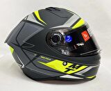 MT Kask Mt Revenge 2 S Hatax C3 Motosiklet Kaskı Mat Sarı - Siyah M