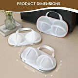 Pratikus Yükseltilmiş Sütyen Çamaşır Torbası – Sütyenleri Deformasyondan Koruyan Kalın File Torba, Makinede Güvenli Yıkama ve Kurutma, Dayanıklı Fermuarlı Tasarım