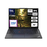 Lenovo Thinkpad E16 G2 Ultra 7-155U 64 GB 2 TBSSD Intel Graphics 16" WUXGA Windows 11 Pro Notebook 21MBS0Q9ZXAT89