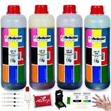 Perfection Tüm Bitmeyen Kartuş Yazıcılar Uyumlu Kartuş Dolum Seti 4 x 1 L