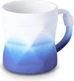 Karaca Soft Touch Geo Kupa 450 ml Mavi