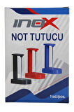 Inox Not Tutucu Renkli