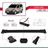 Citroen Nemo 3 (225) 2008-2017 Arası ile Uyumlu FLY Model Ara Atkı Tavan Barı Siyah 2 Adet