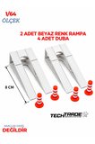 1/64 Ölçek Diorama 2 Adet Beyaz Rampa + 4 Adet Duba