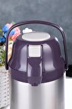 Cooker CKR2007 2.5 Lt Çift Katlı Paslanmaz Çelik Pompalı Termos