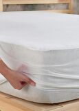 AY Home 10 Farklı Ebat 70 x 140 Su Geçirmez Alez Beyaz