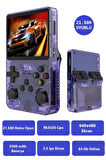 R36S Ips EKRAN/21.500 OYUN/3.500MAH/64GB Hafıza/3.5 Inç Ekran/retro Atari Gampad Oyun Konsolu