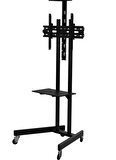 ALPIN TV/Fuar ve Toplantı Odası Standı Video Kamera Askı Aparatlı Metal Ayaklı TV Sehpası/Ünitesi 40” inç – 75” inç