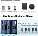 Manyetik Araç İçi Telefon Tutucu(Güçlü Vantuzlu+Üniversal+Süper Sabit Vantuzlu+Premium Mıknatıslı)