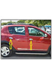 DACİA SANDERO STEPWAY 2012-2020 MODEL ARASI KROM KAPI KOLU 4 KAPI PASLANMAZ ÇELİK