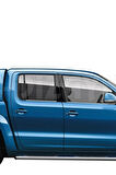 VW AMAROK 2010-2023 MODELLER ARASI KROM CAM ÇITASI 4 PARÇA PASLANMAZ ÇELİK